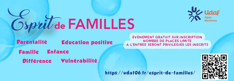 You are currently viewing Retrouvez-nous à l’évènement « Esprit de Famille » organisé par l’UDAF le samedi 18 novembre 2023.